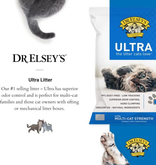 Dr. Elsey's Ultra Premium Clumping Cat Litter, 40 pound bag ( Pack May Vary ) - Image 2