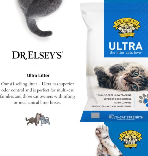 Dr. Elsey's Ultra Premium Clumping Cat Litter, 40 pound bag ( Pack May Vary ) - Image 10