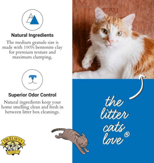 Dr. Elsey's Ultra Premium Clumping Cat Litter, 40 pound bag ( Pack May Vary ) - Image 11