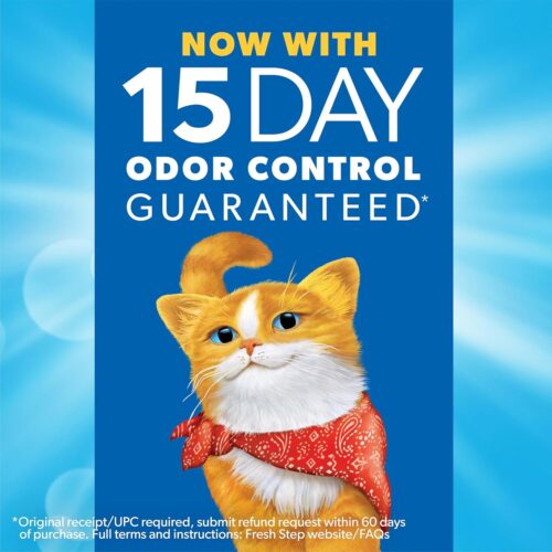 Fresh Step Extreme Clumping Litter With Febreze Freshness, Mountain Spring Scent Clumping Cat Litter With Guaranteed Odor Control, 14 lb. Box - Image 3