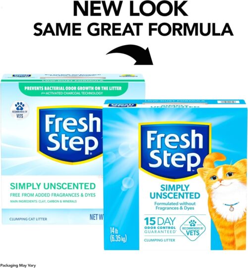 Fresh Step Extreme Clumping Litter With Febreze Freshness, Mountain Spring Scent Clumping Cat Litter With Guaranteed Odor Control, 14 lb. Box - Image 26