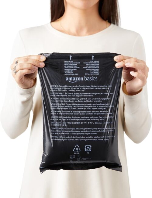 Amazon Basics Dog Poop Bags with Dispenser, 300 Count, Enhanced for Guaranteed Leakproof, Unscented, Includes Leash Clip - Image 3