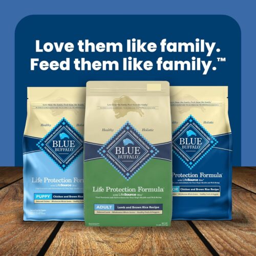 Blue Buffalo Life Protection Formula Adult Dry Dog Food, Helps Build and Maintain Strong Muscles, Made with Natural Ingredients, Chicken & Brown Rice Recipe, 30-lb. Bag - Image 66