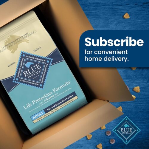 Blue Buffalo Life Protection Formula Adult Dry Dog Food, Helps Build and Maintain Strong Muscles, Made with Natural Ingredients, Chicken & Brown Rice Recipe, 30-lb. Bag - Image 78