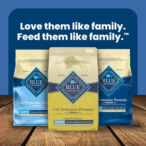 Blue Buffalo Life Protection Formula Adult Dry Dog Food, Helps Build and Maintain Strong Muscles, Made with Natural Ingredients, Chicken & Brown Rice Recipe, 30-lb. Bag - Image 88