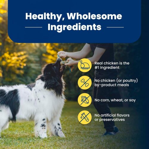 Blue Buffalo Life Protection Formula Adult Dry Dog Food, Helps Build and Maintain Strong Muscles, Made with Natural Ingredients, Chicken & Brown Rice Recipe, 30-lb. Bag - Image 163