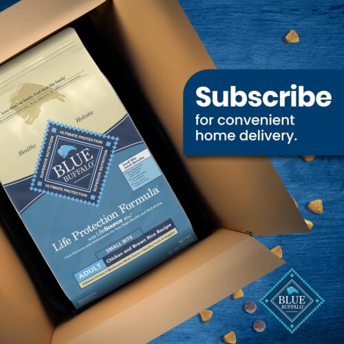 Blue Buffalo Life Protection Formula Adult Dry Dog Food, Helps Build and Maintain Strong Muscles, Made with Natural Ingredients, Chicken & Brown Rice Recipe, 30-lb. Bag - Image 216