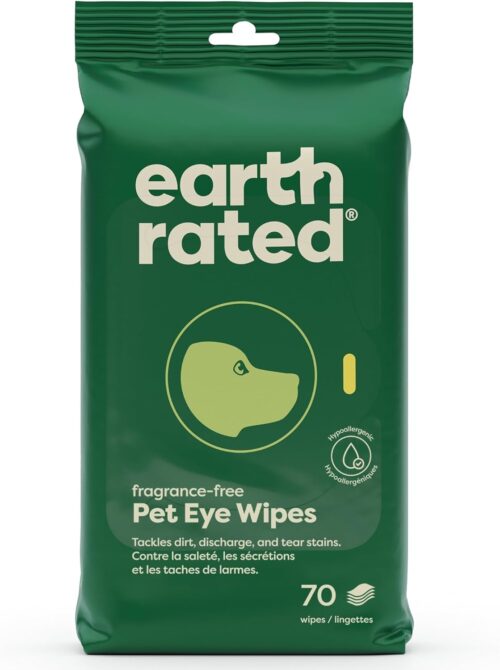 Earth Rated Pet Grooming Wipes for Dogs and Cats, Hypoallergenic, Cleaning and Hydrating, for Paws, Body and Butt, Unscented, 100 Count - Image 26