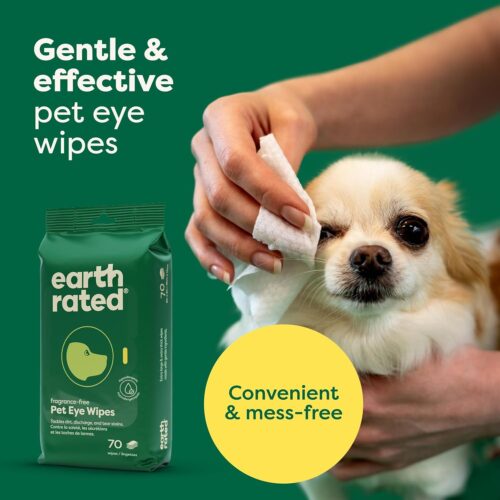Earth Rated Pet Grooming Wipes for Dogs and Cats, Hypoallergenic, Cleaning and Hydrating, for Paws, Body and Butt, Unscented, 100 Count - Image 27