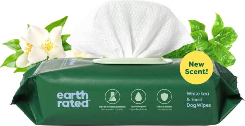 Earth Rated Pet Grooming Wipes for Dogs and Cats, Hypoallergenic, Cleaning and Hydrating, for Paws, Body and Butt, Unscented, 100 Count - Image 32