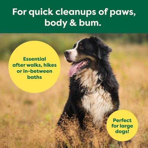 Earth Rated Pet Grooming Wipes for Dogs and Cats, Hypoallergenic, Cleaning and Hydrating, for Paws, Body and Butt, Unscented, 100 Count - Image 44