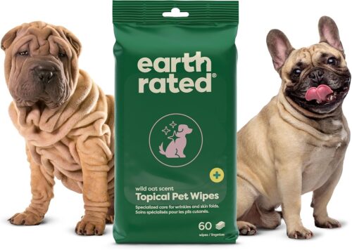 Earth Rated Pet Grooming Wipes for Dogs and Cats, Hypoallergenic, Cleaning and Hydrating, for Paws, Body and Butt, Unscented, 100 Count - Image 47