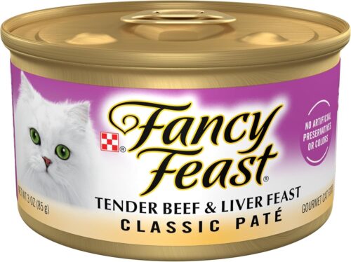 Fancy Feast Poultry and Beef Feast Classic Pate Collection Grain Free Wet Cat Food Variety Pack - (Pack of 30) 3 oz. Cans - Image 11