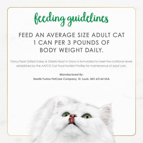 Fancy Feast Poultry and Beef Feast Classic Pate Collection Grain Free Wet Cat Food Variety Pack - (Pack of 30) 3 oz. Cans - Image 26