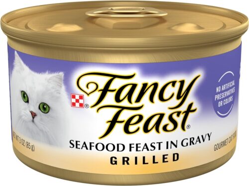 Fancy Feast Poultry and Beef Feast Classic Pate Collection Grain Free Wet Cat Food Variety Pack - (Pack of 30) 3 oz. Cans - Image 62
