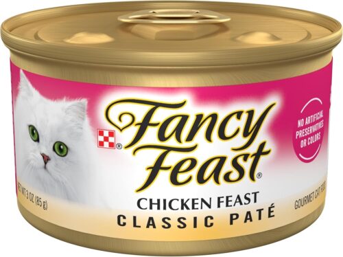 Fancy Feast Poultry and Beef Feast Classic Pate Collection Grain Free Wet Cat Food Variety Pack - (Pack of 30) 3 oz. Cans - Image 67