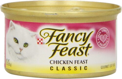 Fancy Feast Poultry and Beef Feast Classic Pate Collection Grain Free Wet Cat Food Variety Pack - (Pack of 30) 3 oz. Cans - Image 74