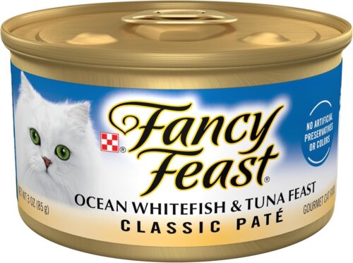 Fancy Feast Poultry and Beef Feast Classic Pate Collection Grain Free Wet Cat Food Variety Pack - (Pack of 30) 3 oz. Cans - Image 103