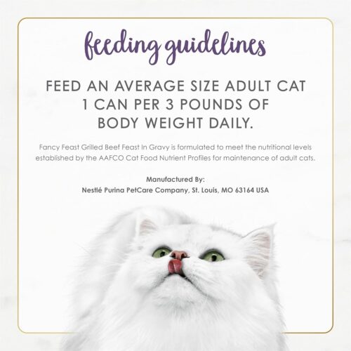 Fancy Feast Poultry and Beef Feast Classic Pate Collection Grain Free Wet Cat Food Variety Pack - (Pack of 30) 3 oz. Cans - Image 116