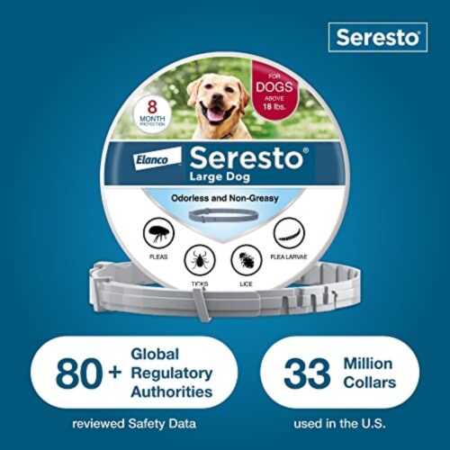 Seresto Large Dog Vet-Recommended Flea & Tick Treatment & Prevention Collar for Dogs Over 18 lbs. | 8 Months Protection - Image 7