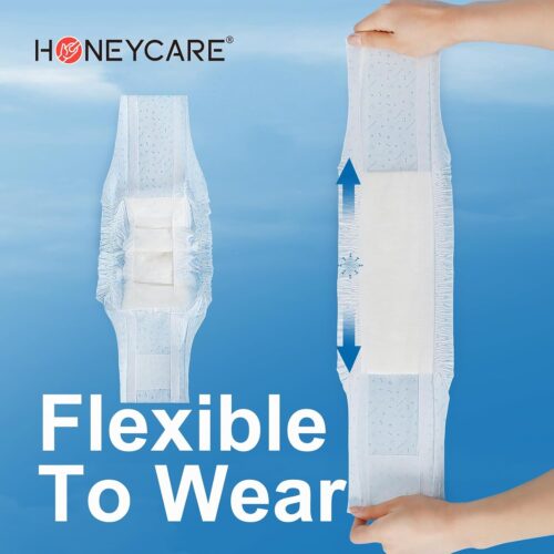HONEY CARE All-Absorb A26 Male Dog Wrap, 50 Count, Small - Image 20