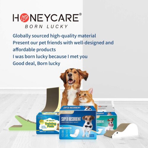 HONEY CARE All-Absorb A26 Male Dog Wrap, 50 Count, Small - Image 27
