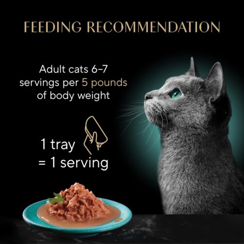 Sheba Perfect Portions Wet Cat Food Cuts in Gravy Variety Pack, Roasted Chicken Entree, With Sustainable Salmon, and Tender Turkey Entree, 2.6 oz. Twin-Pack Trays (24 Count, 48 Servings) - Image 65