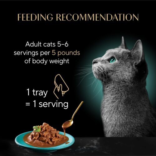 Sheba Perfect Portions Wet Cat Food Cuts in Gravy Variety Pack, Roasted Chicken Entree, With Sustainable Salmon, and Tender Turkey Entree, 2.6 oz. Twin-Pack Trays (24 Count, 48 Servings) - Image 115
