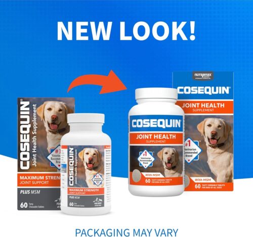 Nutramax Laboratories Cosequin Maximum Strength Joint Health Supplement for Dogs - With Glucosamine, Chondroitin, and MSM, 132 Chewable Tablets - Image 19