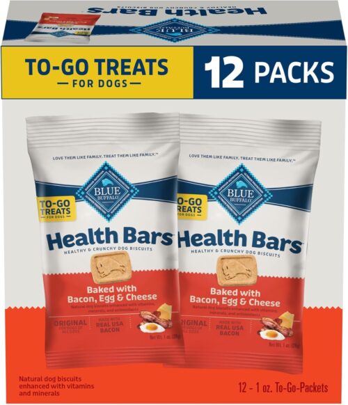Blue Buffalo Health Bars Crunchy Dog Biscuits, Oven-Baked With Natural Ingredients, Pumpkin & Cinnamon, 16-oz Bag - Image 35