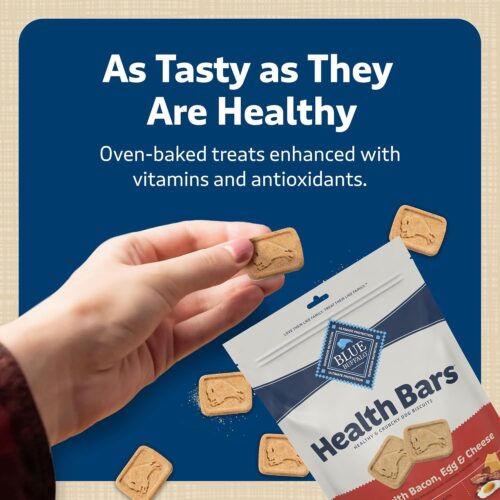 Blue Buffalo Health Bars Crunchy Dog Biscuits, Oven-Baked With Natural Ingredients, Pumpkin & Cinnamon, 16-oz Bag - Image 40
