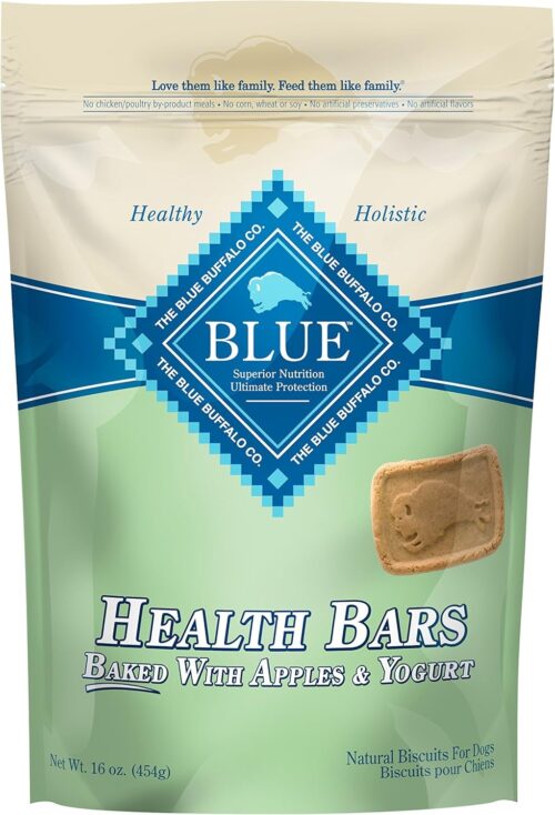 Blue Buffalo Health Bars Crunchy Dog Biscuits, Oven-Baked With Natural Ingredients, Pumpkin & Cinnamon, 16-oz Bag - Image 43