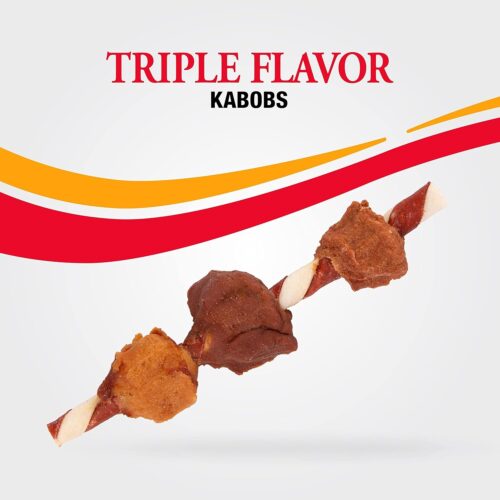 Good'N'Fun Triple Flavored Rawhide Kabobs for Dogs, 1.5 Pound (Pack of 1) - Image 23