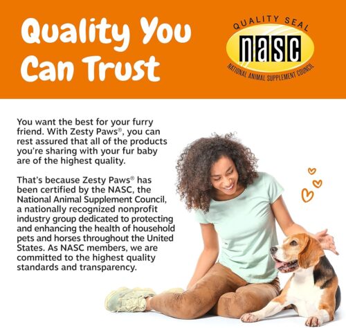 Zesty Paws Dog Allergy Relief- Dog Itching Skin Relief- Dog Probiotics for Itchy Skin and Itchy Ears- Dog Allergy Paw Relief- Dog Allergy Chews- Dog Itch Relief - Dog Skin Allergy Relief - Lamb - 90ct - Image 19