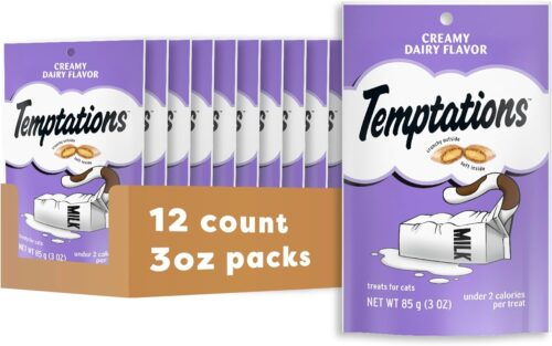 TEMPTATIONS Classic Crunchy and Soft Cat Treats Tasty Chicken Flavor, 16 Ounce (Pack of 1) - Image 27