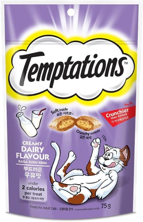 TEMPTATIONS Classic Crunchy and Soft Cat Treats Tasty Chicken Flavor, 16 Ounce (Pack of 1) - Image 31