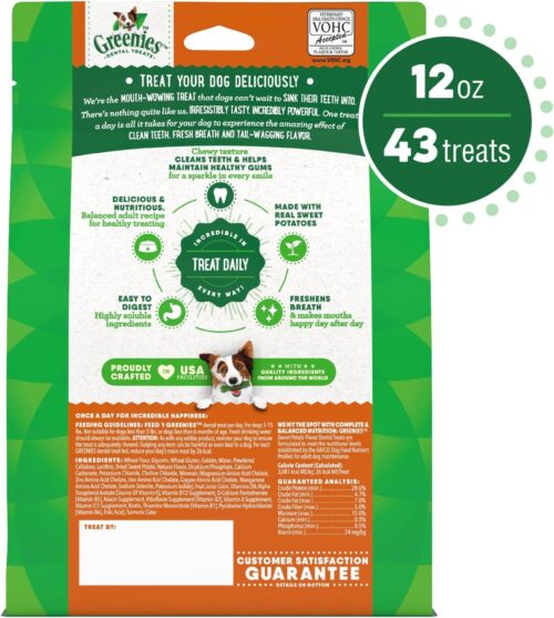 Greenies Original Teenie Natural Dental Care Dog Treats, 36 oz. Pack (130 Treats) - Image 18