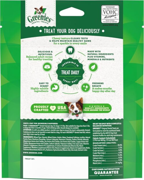 Greenies Original Teenie Natural Dental Care Dog Treats, 36 oz. Pack (130 Treats) - Image 29