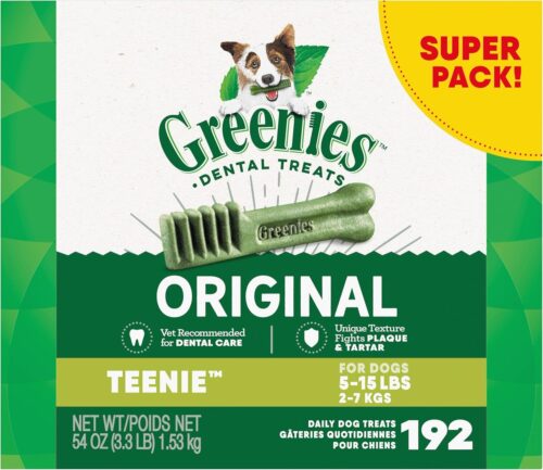 Greenies Original Teenie Natural Dental Care Dog Treats, 36 oz. Pack (130 Treats) - Image 31