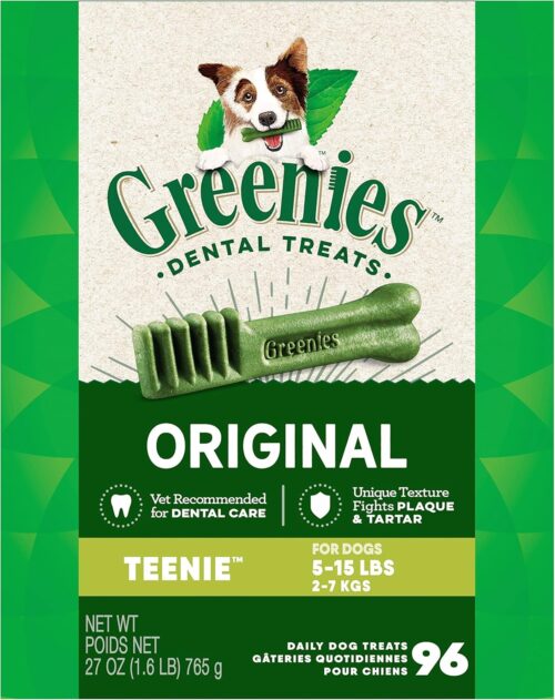 Greenies Original Teenie Natural Dental Care Dog Treats, 36 oz. Pack (130 Treats) - Image 38