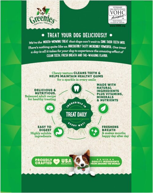 Greenies Original Teenie Natural Dental Care Dog Treats, 36 oz. Pack (130 Treats) - Image 39