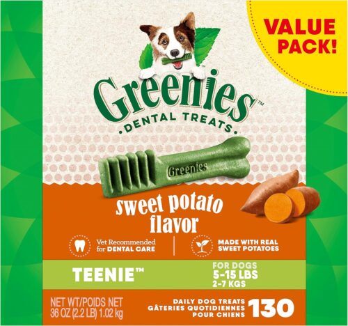 Greenies Original Teenie Natural Dental Care Dog Treats, 36 oz. Pack (130 Treats) - Image 48