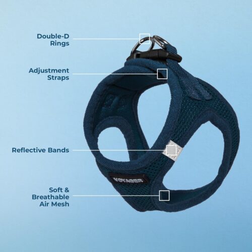 Best Pet Supplies Voyager Step-in Air Dog Harness - All Weather Mesh, Reflective, No Pull Harness for Small, Medium Dogs, Cats - Secure with Hook & Loop Fastener, Buckle, Double D-Rings - Fuchsia, S - Image 36