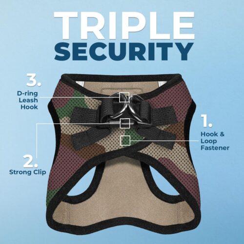 Best Pet Supplies Voyager Step-in Air Dog Harness - All Weather Mesh, Reflective, No Pull Harness for Small, Medium Dogs, Cats - Secure with Hook & Loop Fastener, Buckle, Double D-Rings - Fuchsia, S - Image 113