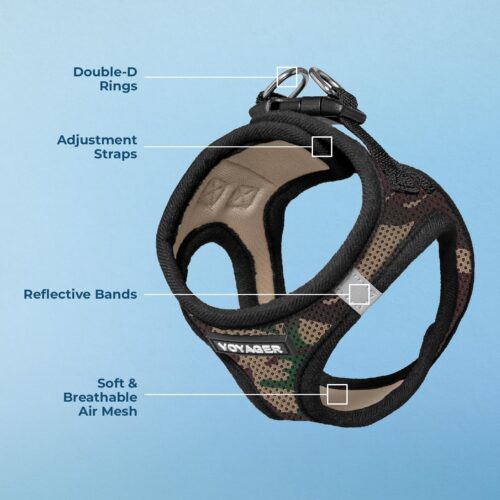 Best Pet Supplies Voyager Step-in Air Dog Harness - All Weather Mesh, Reflective, No Pull Harness for Small, Medium Dogs, Cats - Secure with Hook & Loop Fastener, Buckle, Double D-Rings - Fuchsia, S - Image 115