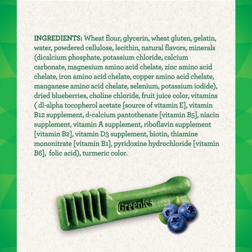 Greenies Original Teenie Natural Dental Care Dog Treats, 12 oz. Pouch (43 Treats) - Image 19