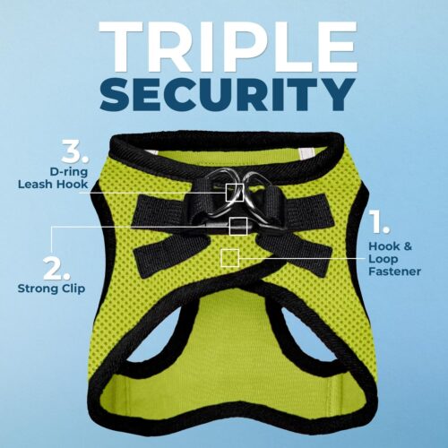 Best Pet Supplies Voyager Step-in Air Dog Harness - All Weather Mesh, Reflective, No Pull Harness for Small, Medium Dogs, Cats - Secure with Hook & Loop Fastener, Buckle, Double D-Rings - Fuchsia, S - Image 145