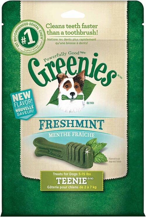 Greenies Original Teenie Natural Dental Care Dog Treats, 12 oz. Pouch (43 Treats) - Image 35