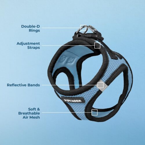 Best Pet Supplies Voyager Step-in Air Dog Harness - All Weather Mesh, Reflective, No Pull Harness for Small, Medium Dogs, Cats - Secure with Hook & Loop Fastener, Buckle, Double D-Rings - Fuchsia, S - Image 165
