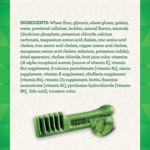 Greenies Original Teenie Natural Dental Care Dog Treats, 12 oz. Pouch (43 Treats) - Image 40